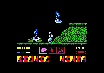 Bionic Ninja (UK) (1989) screen shot game playing